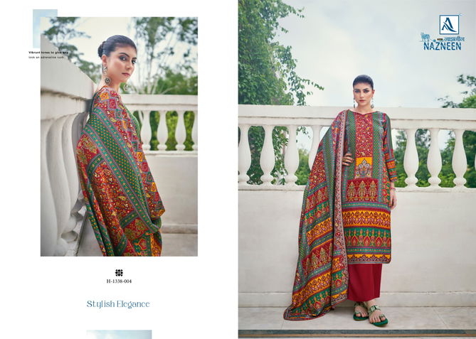 Nazneen By Alok Suit Printed Pashmina Dress Material